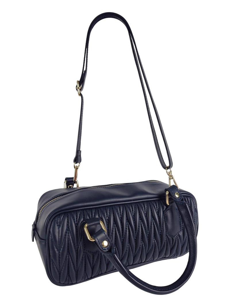 Eksklusiv taske i glat skind - Vare nr. L844