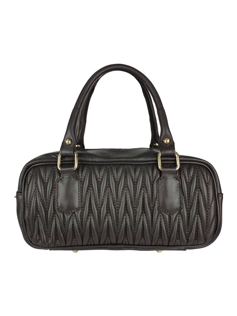 Eksklusiv taske i glat skind - Vare nr. L844