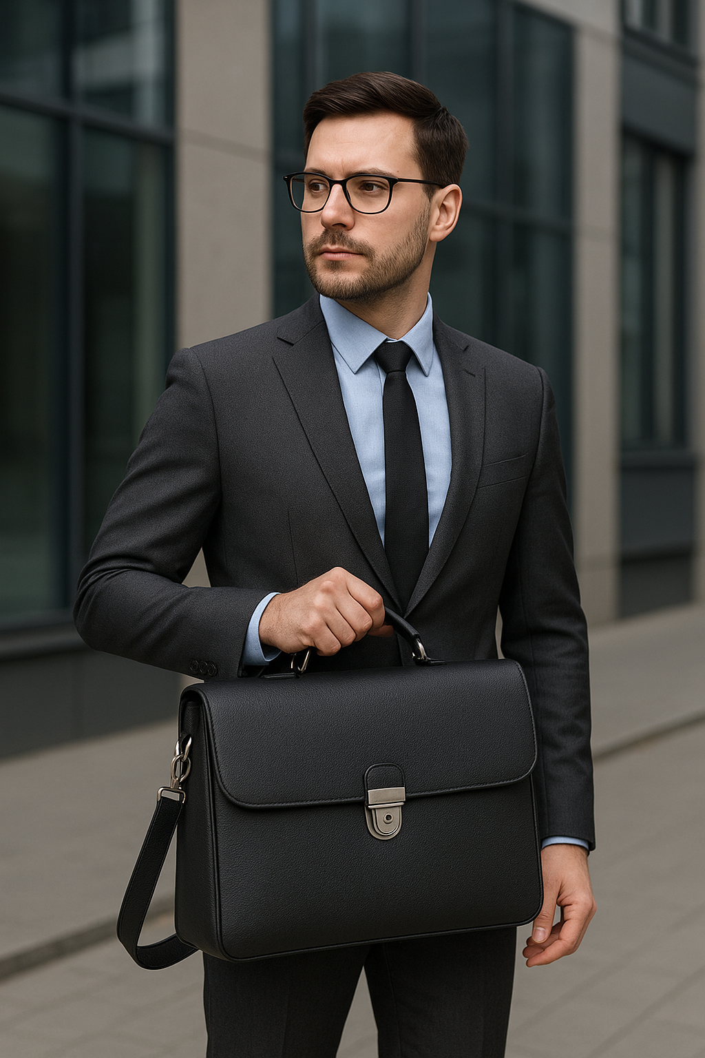 Dokumentmappe i ægte læder - Vare nr. 1004