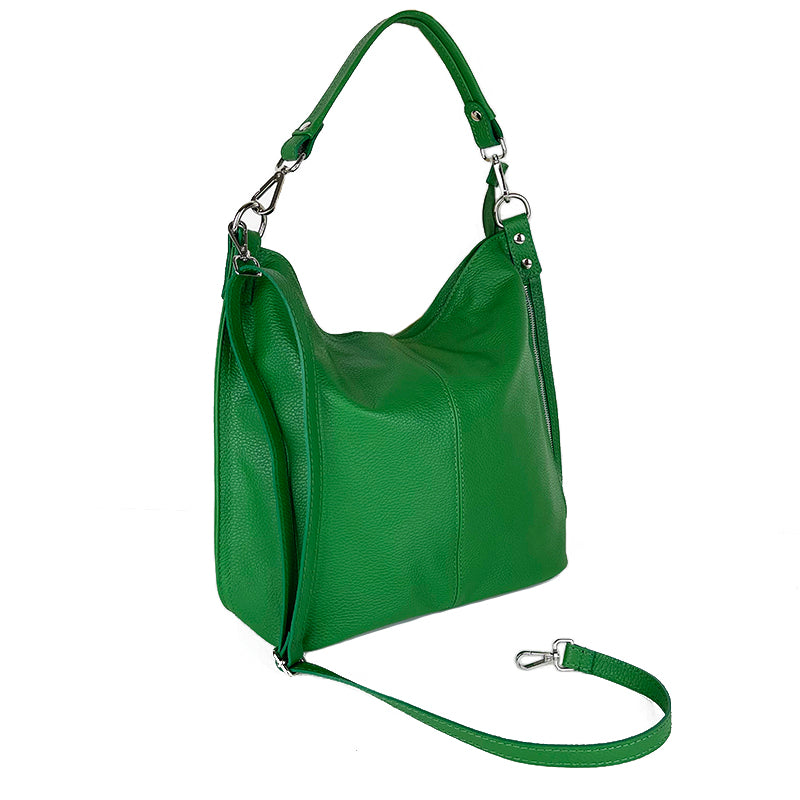 Lædertaske med dekorativ hængelås - Vare nr. L175